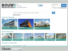 Tablet Screenshot of bouwregister.nl